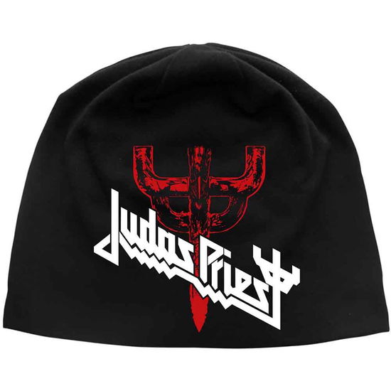 Judas Priest Unisex Beanie Hat: Logo & Fork - Judas Priest - Merchandise -  - 5056365709442 - 