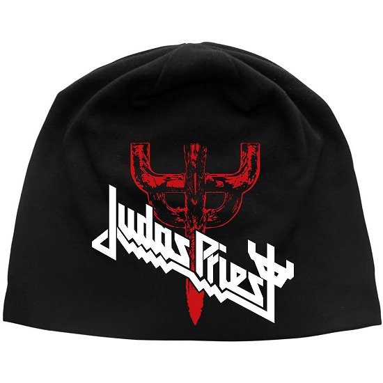 Judas Priest Unisex Beanie Hat: Logo & Fork - Judas Priest - Koopwaar -  - 5056365709442 - 