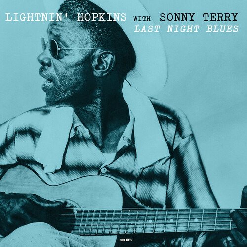 Cover for Lightnin' With Sonny Terry Hopkins · Last Night Blues (LP) (2022)