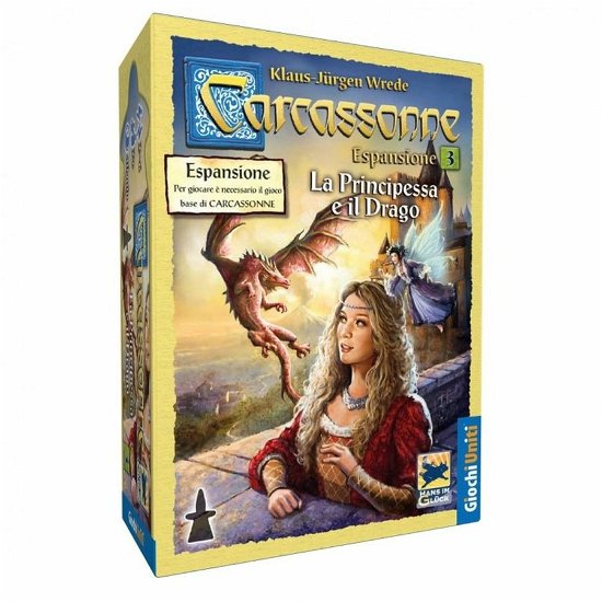 Cover for Giochi Uniti · United Games: Carcassonne - The Princess And The Dragon (Toys)