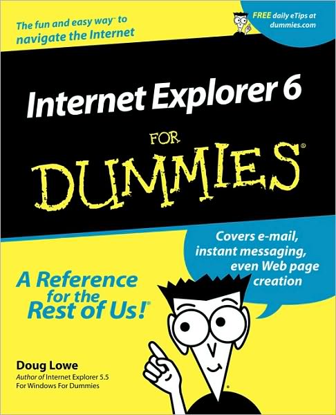 Cover for Doug Lowe · Internet Explorer 6 For Dummies (Paperback Book) (2001)