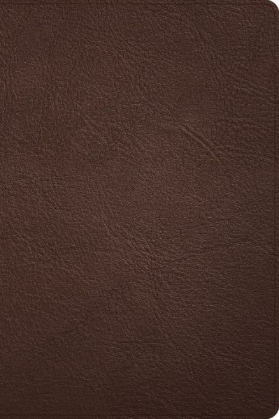 Cover for Csb Bibles by Holman · CSB Large Print Thinline Bible, Handcrafted Collection (Leather Book) (2022)