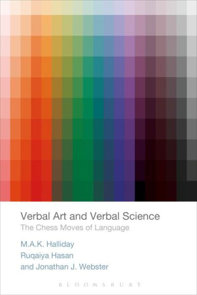 Cover for Jonathan J. Webster · Verbal Art and Verbal Science: The Chess Moves of Language (Hardcover Book) (2026)