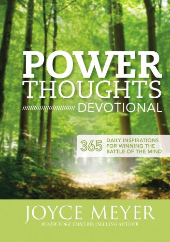 Cover for Joyce Meyer · Power Thoughts Devotional: 365 Daily Inspirations for Winning the Battle of the Mind (Hardcover bog) [Reprint edition] (2013)