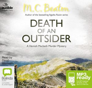 Cover for M.C. Beaton · Death of an Outsider - A Hamish Macbeth Murder Mystery (Audiobook (MP3)) [Unabridged edition] (2014)