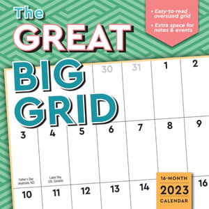 Cover for Sellers Publishing · Great Big Grid the - Wall 16 Month (Paperback Book) (2022)