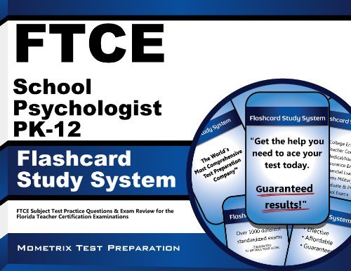 Cover for Ftce Exam Secrets Test Prep Team · Ftce School Psychologist Pk-12 Flashcard Study System: Ftce Test Practice Questions &amp; Exam Review for the Florida Teacher Certification Examinations (Cards) (Taschenbuch) [Flc Crds edition] (2023)