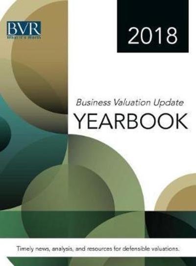 Cover for Business Valuation Update Yearbook 2018 (Hardcover Book) (2018)