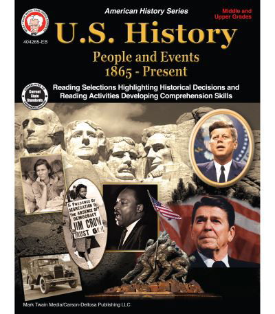 Cover for George Lee · U.S. History, Grades 6 - 12 (Taschenbuch) (2017)