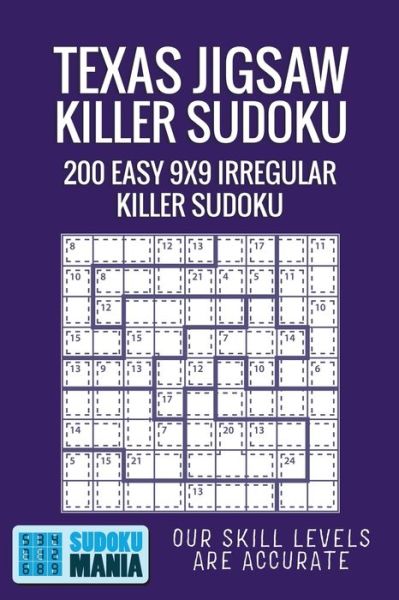 Cover for Sudoku Mania · Texas Jigsaw Killer Sudoku (Paperback Book) (2019)