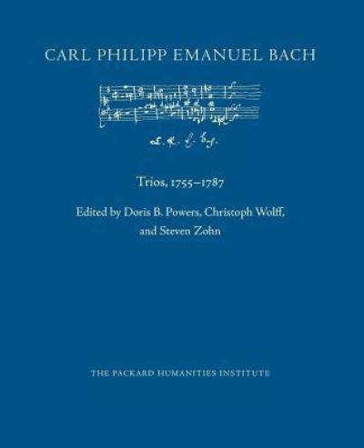 Cover for Carl Philipp Emanuel Bach · Trios, 1755-1787 (Paperback Bog) (2018)