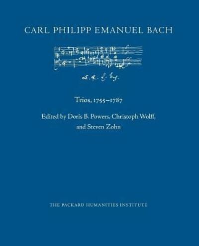 Cover for Carl Philipp Emanuel Bach · Trios, 1755-1787 (Pocketbok) (2018)