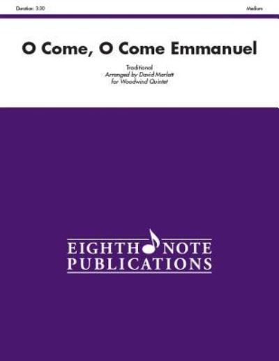 Cover for David Marlatt · O Come, O Come Emanuel (Partituren) (2013)