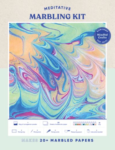 Cover for Chronicle Books · Mindful Crafts: Meditative Marbling Kit (Bog) (2024)