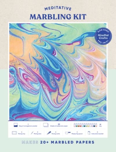 Cover for Chronicle Books · Mindful Crafts: Meditative Marbling Kit (Bok) (2024)