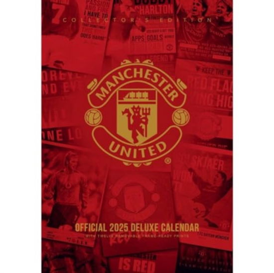 Manchester United FC A3 Deluxe Calendar 2025 (Calendar) (2024)