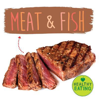 Cover for Gemma McMullen · Meat and Fish - Healthy Eating (Pocketbok) (2022)