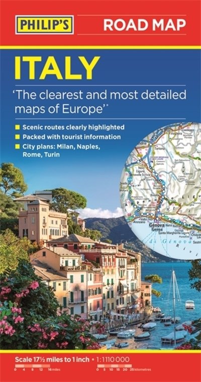 Philip's Italy Road Map - Philip's Sheet Maps - Philip's Maps - Bøger - Octopus Publishing Group - 9781849075442 - 1. oktober 2020