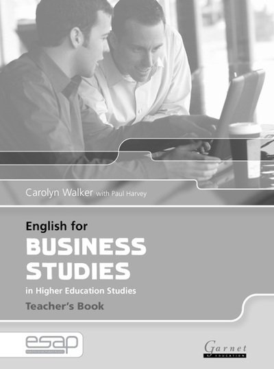 Cover for Carolyn Walker · English for Business Studies Teacher Book (Pocketbok) [Teacher's edition] (2008)