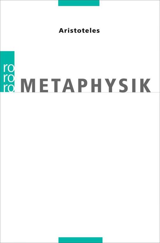 Cover for Aristoteles · Rowohlts Enzykl.55544 Aristoteles.Metap (Bog)