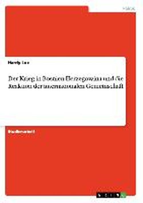Cover for Lux · Der Krieg in Bosnien-Herzegowina un (Book) [German edition] (2007)