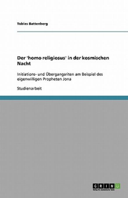 Cover for Battenberg · Der 'homo religiosus' in der (Book) [German edition] (2013)