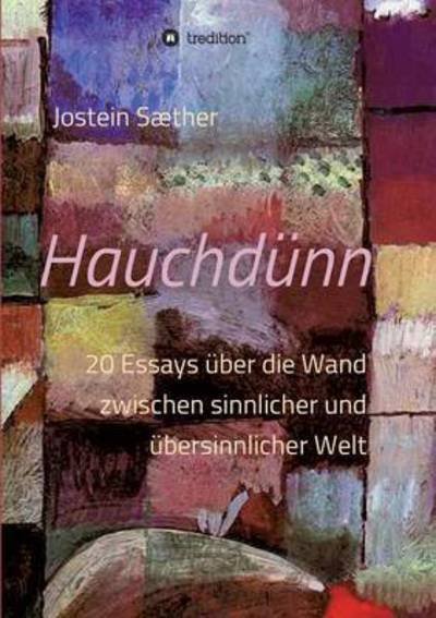 Cover for Sæther · Hauchdünn (Bok) (2016)