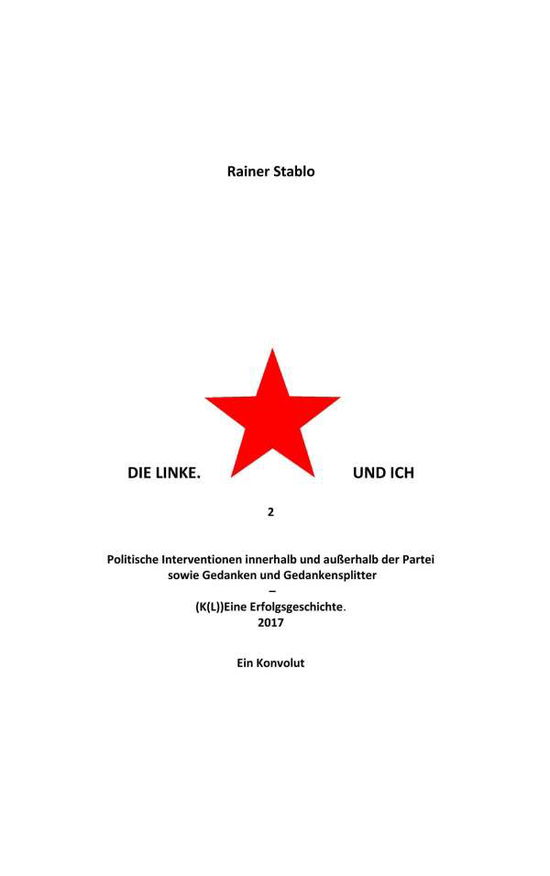 Cover for Stablo · Die Linke. Und ich 2 (Book) (2017)