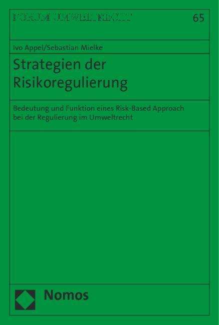 Cover for Appel · Strategien der Risikoregulierung (Book)