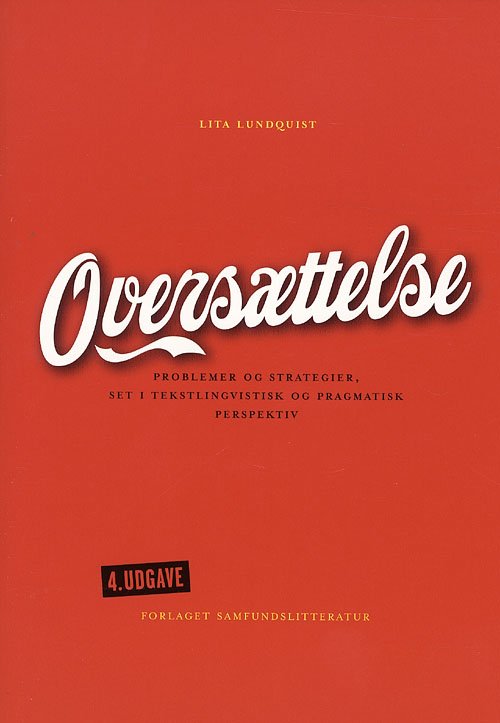 Cover for Lita Lundquist · Oversættelse (Heftet bok) [4. utgave] (2007)
