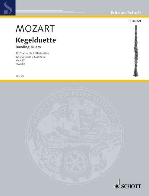 Cover for Mozart · Kegelduette,2Klarin.KLB72 (Book)