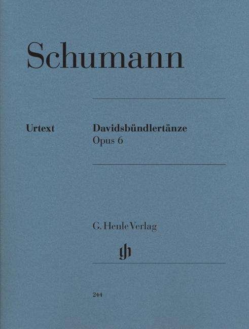 Davidsbündlertänz.op6,Kl.HN244 - Schumann - Books - SCHOTT & CO - 9790201802442 - April 6, 2018