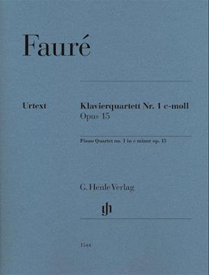Cover for Gabriel Fauré · Piano Quartet no. 1 c minor op. 15 (Pocketbok) (2022)
