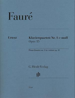 Cover for Gabriel Fauré · Piano Quartet no. 1 c minor op. 15 (Pocketbok) (2022)