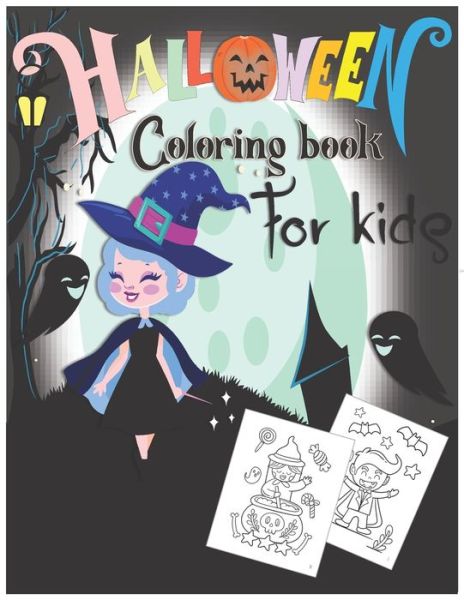 Cover for Yolla Farh · Halloween Coloring Book For Kids (Paperback Book) (2020)