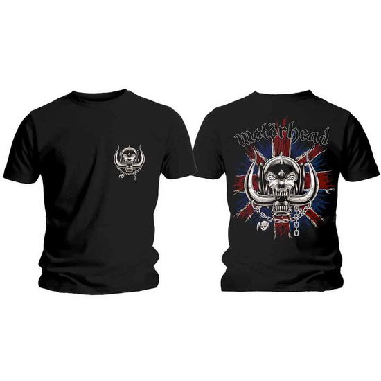 Cover for Motörhead · Motorhead Unisex T-Shirt: British War Pig &amp; Logo (Back Print) (T-shirt)