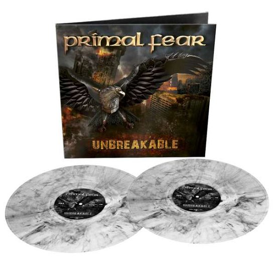 Cover for Primal Fear · Unbreakable (White / Black Marbled Vinyl) (LP) [Coloured edition] (2020)