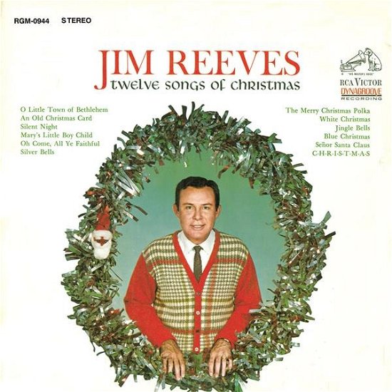 Cover for Jim Reeves · 12 Songs Of Christmas (CD) [Remastered &amp; Expanded edition] (2019)