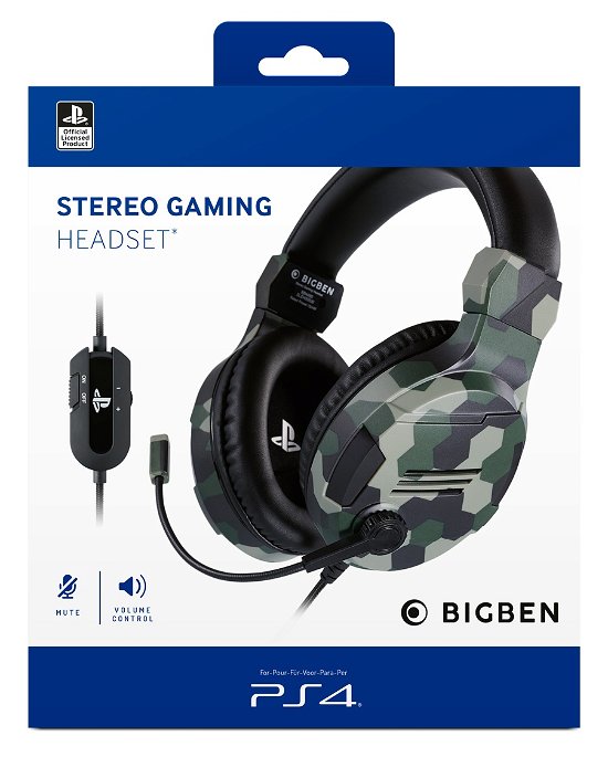 Official Playstation Gaming Headset V3 Camo for PS - Nacon Gaming - Spill - Big Ben - 3499550381443 - 11. oktober 2019