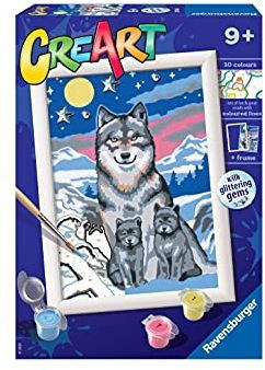 Cover for Ravensburger: Creart Serie E · Lupi Al Chiaro Di Luna (MERCH)