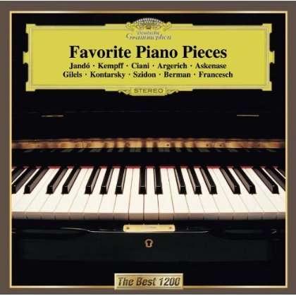 Cover for Favorite Piano Pieces (CD) [Japan Import edition] (2012)