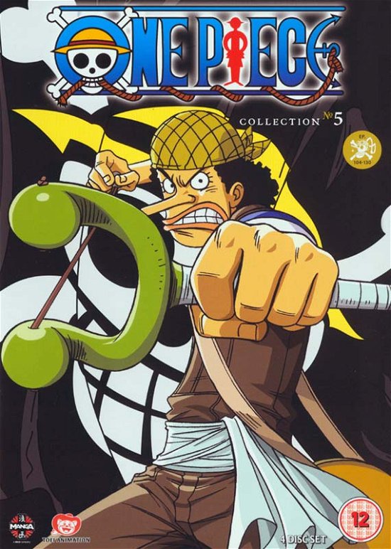 Cover for One Piece - Collection 5 · One Piece (Uncut) Collection 5 (Episodes 104-130) (DVD) (2014)