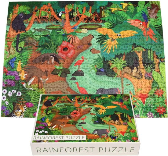 Jigsaw puzzle (1000 pieces) - Rainforest -  - Books - REX LONDON - 5027455441443 - June 23, 2023