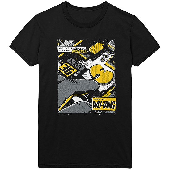 Cover for Wu-Tang Clan · Wu-Tang Clan Unisex T-Shirt: Invincible (T-shirt) [size S] [Black - Unisex edition]