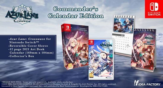 Cover for Idea Factory · Azur Lane: Crosswave - Commanders Calendar Edition (SWITCH) [Commander's Calendar edition]