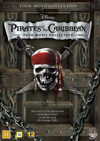 Cover for Pirates of the Caribbean · Four-Movie Collection (DVD) (2017)