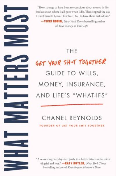 Cover for Chanel Reynolds · What Matters Most: The Get Your Shit Together Guide to Wills, Money, Insurance, and Life's &quot;What-Ifs&quot; (Paperback Book) (2021)