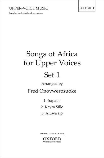 Songs of Africa for Upper Voices Set 1 -  - Livres - Oxford University Press - 9780193385443 - 8 septembre 2024