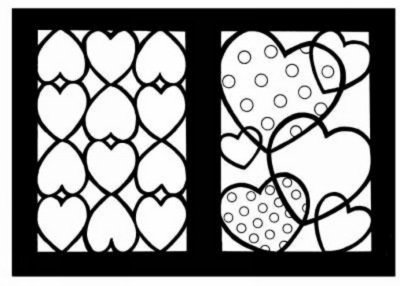 Cover for Cathy Beylon · Hearts Stained Glass Coloring Book - Little Activity Books (Pocketbok) (2005)