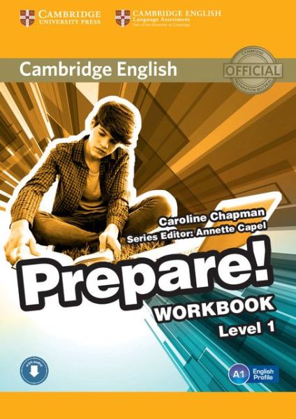 Cover for Caroline Chapman · Cambridge English Prepare! Level 1 Workbook with Audio - Cambridge English Prepare! (Book) (2015)